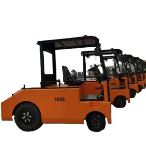 Luchtvaart Luchthaven Bagage Slepen Tractor Diesel Elektrische Optioneel 12 Ton 15 Ton Vliegtuigen Tow Tractor