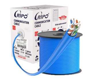 RIPO intérieur extérieur Cat6 Utp Sftp Ethernet Cat6a câble réseau Test de réussite câble réseau de 305 mètres - Product Image 6