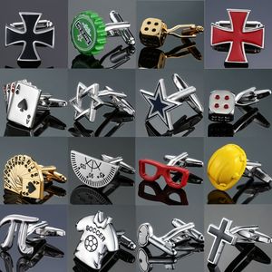 Venta al por mayor de <span class=keywords><strong>gemelos</strong></span> de moda para hombres, botón de puño divertido, <span class=keywords><strong>camisa</strong></span> de alta calidad, <span class=keywords><strong>gemelos</strong></span> para traje de negocios, accesorios, joyería de fiesta - Product Image 6