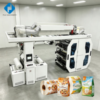 Mesin Cetak Film Popok Bayi dan Printer Flexo Film PE Bernapas Otomatis Tanpa Poros Bertenaga Servo Tipe Tumpuk