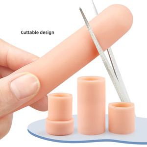 13 cm Lange SEBS-GEL Zehenschutzhülle, zuschneidbar, gegen Abrieb und Schmerzen, für Zehenspreizer, Zehenschutzkappe, Zehenschutzschlauch - Product Image 3