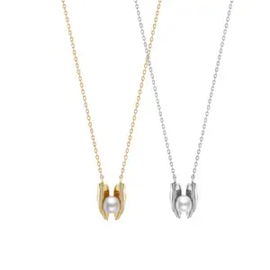 Angel Fashion Jewelry Hand Sculpt Trendy Frauen 18/24K vergoldete Halsketten