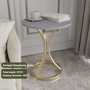 Table basse en dalle de roche en métal de Style nordique Styles multiples pour un usage domestique commercial extérieur intérieur pour salle à manger Villa cuisine - Product Image 4