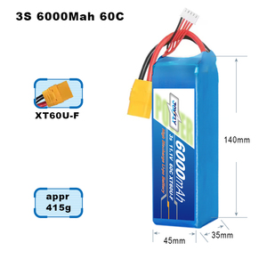 Drone <b>Battery</b> High Quality 3s 11.1V 6000/7000/8000/10000mAh 20C/25C/60C/75C/ UAV Customized OEM ODM 9 High Quality Lithium Polym - Product Image 4