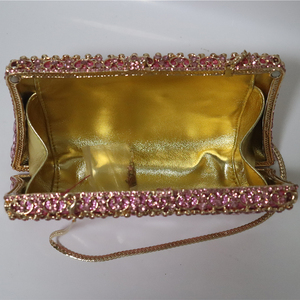<span class=keywords><strong>Pochette</strong></span> de Soirée de Luxe pour <span class=keywords><strong>Femme</strong></span>, Petite, Ornée de Strass et Cristaux, Sac de Mariage Nuptial <span class=keywords><strong>avec</strong></span> Chaînes, Style Classique et Tendance - Product Image 6