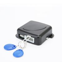 Système antivol de voiture, bouton poussoir de moteur avec allumage de verrouillage automatique, arrêt de démarrage RFID