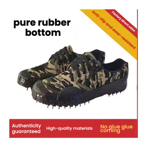 Zapatos de Seguridad de Lona Personalizables para Hombre - Suela de Goma Antideslizante, Zapatillas de Trabajo Resistentes al Desgaste para Construcción y Agricultura - Product Image 4