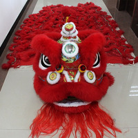 Costume de danse du lion chinois du sud, artisanat populaire, style Bouddha, lion Futsan