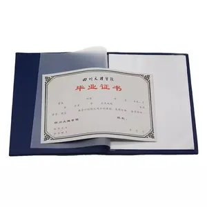 Wholesale Smooth Degree Certificate Holder Diploma Cover With Logo