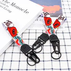 Bordados Chaveiros Oem Factory Motocicleta Eagle Buckle Label Keychain Label Keyring Para Remover Tecido Webbing Voo Avião