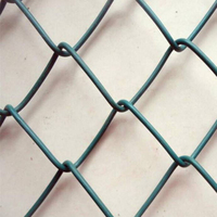 Malla de Alambre Recubierta de PVC, Calibre 2.0-4.0mm, Agujero de Diamante 50*50mm, Resistente a los Rayos UV y al Envejecimiento, para Cercas de Jardín y Patio