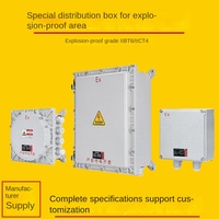 Boîtier de commande électrique anti-déflagrant vide équipement de distribution d'énergie avec module de jonction de module d'inspection d'éclairage de commutateur