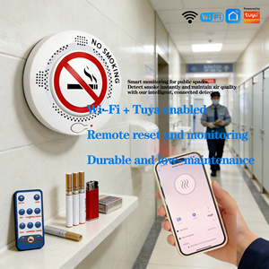 DS-800 ระบบเตือนภัยไฟไหม้แบบไร้สาย Tuya WiFi ควบคุมผ่านแอพ พร้อมระบบแจ้งเตือนด้วยเสียง สำหรับบ้าน โรงเรียน สำนักงาน โรงแรม ร้านอาหาร และสถานที่เชิงพาณิชย์ - Product Image 6