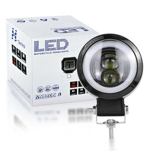 Phare Pièces Motos Lumière Led 20W Travail Lumière Carré Rond Rouge Jaune <span class=keywords><strong>Bleu</strong></span> Ouverture Auto Led Phare Pour Moto - Product Image 1