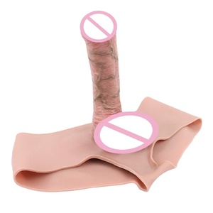 กางเกงหนังซิลิโค<span class=keywords><strong>น</strong></span>สี่มุมหนังหุ้มปลายลึงค์ดิลโด้แบบชิ้นเดียวใส่ได้ทั้งผู้ชายและผู้หญิง - Product Image 6