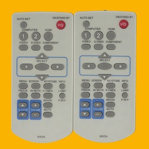 รีโมทคอนโทรลโปรเจคเตอร์พานาโซนิค MXDA PT-BX20NT PT-X302C PT-X303C ใช้ได้กับรหัสคงที่ ระยะ 10 ม. - Product Image 2