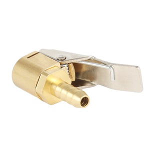 Xách tay xe máy bơm không khí Adapter với thay đổi nhanh chóng đầu kẹp vòi phun ABS và kim loại lốp Inflator phụ kiện hộp đóng gói - Product Image 1