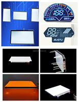 Écran LCD à 7 segments personnalisé de type COG pour instruments médicaux, écrans LCD monochromes COG FSTN avec résolution 240x128, LCD VA