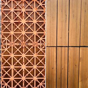 Suelo de Madera para Exteriores, Patio, Terraza, Balcón, con Sistema de Encaje, Anticorrosión, Resistente al Agua, Decoración DIY - Product Image 3