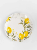 Service de table en porcelaine fine (New Bone China) 18 pièces, motif citron, pour 6 personnes, fourni directement par l'usine