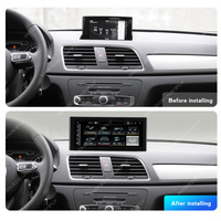Radio Reproductor con GPS para Auto MEKEDE MNX Android, Cámara Panorámica de 360° para Audi Q3 2013-2019, Pantalla Táctil Dividida, Bluetooth, WIFI, DVR
