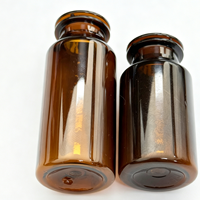 Flacon de lotion corporelle de luxe en plastique PET, flacon cosmétique à épaule plate, 10ml 15ml 20ml, emballage de flacon de lotion en plastique