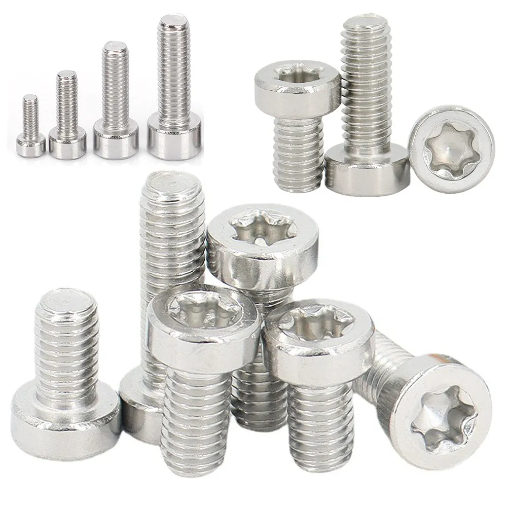 Tornillo de aluminio anodizado con cabeza hexagonal de botón, personalizado, 7075, 6061, M2, M3, M4, M5, M6, DIN912