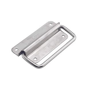 Stainless Steel Foldable Handle A-1007S With Ring 84x52mm Toolbox Solid Handle Durable - Product Image 4