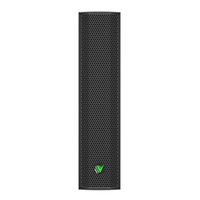 Sistema de Altavoces de Columna de Sonido PA Profesional de 640W para Interiores/Exteriores con Carcasa de Madera para Actuaciones de Bandas VT404+CS15 Columna