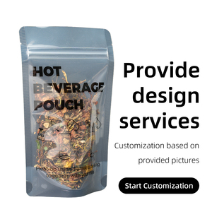 Bolsa de Plástico para Té <span class=keywords><strong>Chai</strong></span>, con Diseño Personalizado, Boquilla y Cierre - Product Image 2