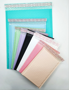 Sac d'expédition à bulles en film co-extrudé bleu lait, enveloppe en mousse épaissie anti-collision, emballage étanche 13x15+4cm - Product Image 2