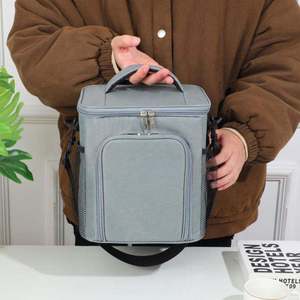 Lunch <b>Bag</b> with Hand-held Waterproof Portable Thermal Eco-friendly <b>Ice</b> <b>Pack</b> Insulation Large Capacity Custom Colors - Product Image 5
