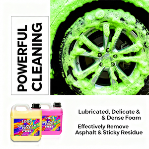 2024 Nieuw Product Gekleurde Schuim Autowas Shampoo Zeep Schuim Was Shampoo Super Concentraat 1:600 Super Sterke Ontsmetting - Product Image 3