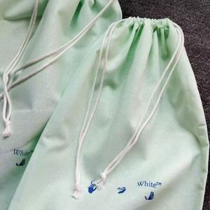 Bolsa de Algodón de Alta Calidad con Cordón para Zapatos, Bolsa de Lona para Guardar Zapatos de Viaje con Impresión de Logotipo Personalizado - Product Image 4