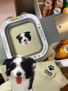 Sweat-shirt à capuche pour couple pour la Saint-Valentin, taille américaine, style gothique d'hiver, broderies de photos et d'animaux, <span class=keywords><strong>avatar</strong></span> d'animal de compagnie - Product Image 6