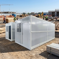 Maison préfabriquée à installation rapide et efficace pour la gestion de chantier et la construction de bâtiments temporaires modulaires à ossature métallique