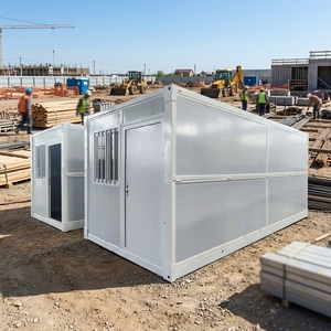 Casa Prefabricada <span class=keywords><strong>de</strong></span> Instalación Rápida <span class=keywords><strong>y</strong></span> Eficiente para la Gestión <span class=keywords><strong>de</strong></span> Obras <span class=keywords><strong>de</strong></span> Construcción <span class=keywords><strong>y</strong></span> Edificios Modulares Temporales con Estructura <span class=keywords><strong>de</strong></span> Acero - Product Image 1