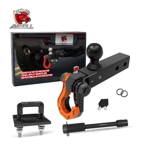 Kit de <span class=keywords><strong>Remolque</strong></span> y Recuperación de Alta Resistencia Ambull Nuevo Diseño con Correa, Gancho de Cabrestante, Polea de Reenvío y Receptor de <span class=keywords><strong>Enganche</strong></span> de 2 Pulgadas <span class=keywords><strong>para</strong></span> Vehículos 4x4 - Product Image 1