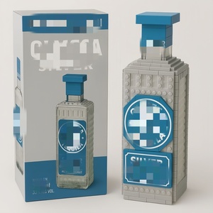 Ensemble de blocs de construction en plastique MOC personnalisés pour bouteille de whisky DIY, pour une décoration créative de la maison <span class=keywords><strong>et</strong></span> un cadeau unique - Product Image 2