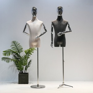 Camoscio per metà corpo maschio forma Torso manichino - Product Image 2