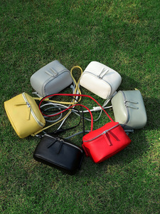 2026 summer new genuine leather women's small square shoulder bags fashion small designer handbags Custom logo crossbody handbag - Product Image 5