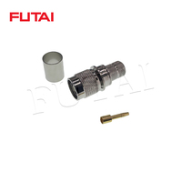 Conector Macho RP TNC de CC-11 GHz de Alta Resistencia a la Vibración para Estación Base RG213 en Comunicación de Red Inalámbrica, Venta de Fábrica
