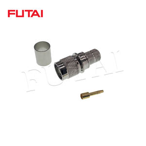 RP TNC Koaxialstecker (HF), für RG213-Kabel, Goldkontakt, 50 Ohm, Adapter-Steckverbinder, Langlebig, HF-Kabelkonfektionierung und Steckverbinder - Product Image 2