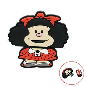 Mafalda 128 GB Chiave Usb Dispositivo di Gioco Divertente Pendrive 32G Usb Flash <span class=keywords><strong>Drive</strong></span> 32GB 64GB 8 GB 4GB 16GB 128 GB 256GB Pen <span class=keywords><strong>drive</strong></span> di Memoria del Bastone - Product Image 6