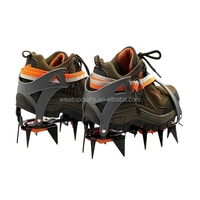 Marque acier anti-dérapant 10 dents glace neige escalade chaussure Spike Grip chaîne Crampon taquet marche taquet glace pince anti-dérapant Spike