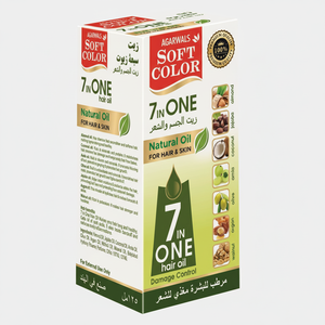 7 en un Huile pour cheveux et peau Huile polyvalente à base de plantes pour cheveux et peau Hydratante et revitalisante - Product Image 1