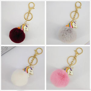 <span class=keywords><strong>Porte</strong></span>-clés en peluche dessin animé jouets personnalisés mode mignon 5cm boule <span class=keywords><strong>pompon</strong></span> bouffée <span class=keywords><strong>porte</strong></span>-clés coloré <span class=keywords><strong>licorne</strong></span> <span class=keywords><strong>porte</strong></span>-clés en peluche - Product Image 6