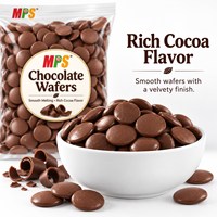 Chocolat Blanc en Gros Personnalisé 100 % Pur Beurre de Cacao Ingrédient Chocolat Forme Bouton