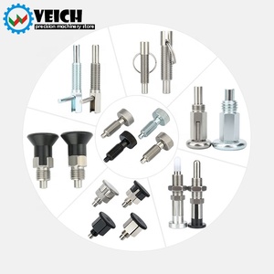 VCN254 Short Type Stainless Steel Self-Locking Indexing Spring Load Plunger Pin Hand Retractable <strong>Fasteners</strong> - Product Image 5