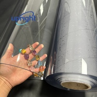 Film plastique PVC souple ultra-transparent, écologique, en feuille cristalline, pour la fabrication de nappes de table.